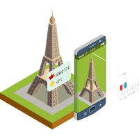 Effiel Tower icon |metappfactory